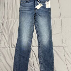 Blue Denim Jeans skinny high rise